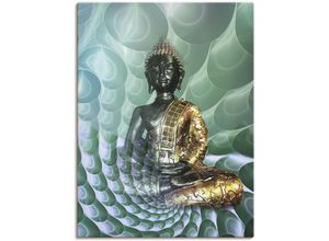 4058661771506 - Wandbild ARTLAND Buddhas Traumwelt CB Bilder Gr B H 90 cm x 120 cm Leinwandbild Religion Hochformat 1 St bunt Bild Poster Bilder als Alubild Leinwandbild Wandaufkleber oder in versch Größen