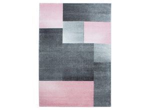 4058819075234 - Teppich AYYILDIZ TEPPICHE Lucca 1810 Teppiche Gr B L 200 cm x 290 cm 11 mm 1 St pink Esszimmerteppiche Wohnzimmer