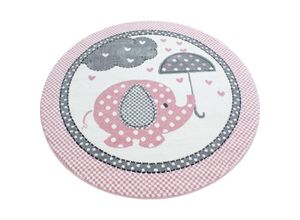 4058819075807 - Teppich KIDS 0570 PINK 120 x 120 cm