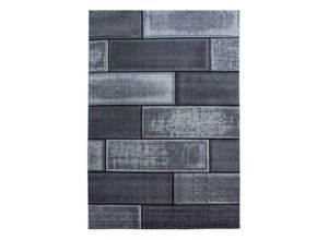4058819076934 - Teppich AYYILDIZ TEPPICHE Plus 8007 Teppiche Gr B L 160 cm x 230 cm 6 mm 1 St grau (grau schwarz) Esszimmerteppiche Wohnzimmer 4058819076934 - Teppich AYYILDIZ TEPPICHE Plus 8007 Teppiche Gr B L 160 cm x 230 cm 6 mm 1 St grau (grau schwarz) Esszimmerteppiche Wohnzimmer