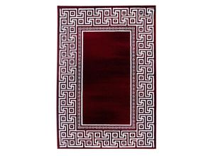 4058819084885 - Teppich AYYILDIZ TEPPICHE PARMA 9340 Teppiche Gr B L 160 cm x 230 cm 12 mm 1 St rot (red) Esszimmerteppiche strapazierfähig pflegeleicht Kurzflorteppich