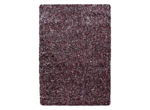 4058819085509 - Hochflor-Teppich AYYILDIZ TEPPICHE Enjoy Shaggy Teppiche Gr B L 160 cm x 230 cm 50 mm 1 St rot Esszimmerteppiche Wohnzimmer