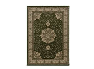 4058819094693 - Teppich AYYILDIZ TEPPICHE KASHMIR 2601 Teppiche Gr B L 300 cm x 400 cm 10 mm 1 St grün (green) Orientalische Muster Orient Optik pflegeleicht robuster Kurzflor Wohnzimmer