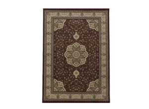 4058819094747 - Teppich AYYILDIZ TEPPICHE KASHMIR 2601 Teppiche Gr B L 240 cm x 340 cm 10 mm 1 St rot (red) Orientalische Muster Orient Optik pflegeleicht robuster Kurzflor Wohnzimmer