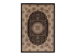 4058819095102 - Teppich AYYILDIZ TEPPICHE KASHMIR 2606 Teppiche Gr B L 240 cm x 340 cm 10 mm 1 St schwarz Orientalische Muster Orient Optik pflegeleicht robuster Kurzflor Wohnzimmer