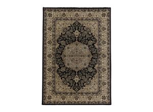 4058819095201 - Teppich AYYILDIZ TEPPICHE KASHMIR 2608 Teppiche Gr B L 160 cm x 230 cm 10 mm 1 St schwarz (black) Orientalische Muster Orient Optik pflegeleicht robuster Kurzflor Wohnzimmer