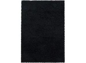 4058819096796 - Hochflor-Teppich AYYILDIZ TEPPICHE SYDNEY 3000 Teppiche Gr B L 200 cm x 290 cm 50 mm 1 St schwarz (black) Esszimmerteppiche Wohnzimmer