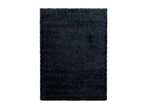 4058819118337 - Hochflor-Teppich AYYILDIZ TEPPICHE BRILLIANT 4200 Teppiche Gr B L 160 cm x 230 cm 50 mm 1 St schwarz Esszimmerteppiche Langflor auch als Läufergröße