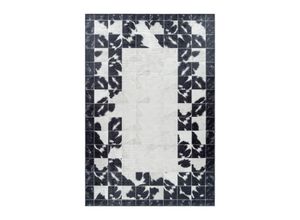 4058819127865 - Teppich AYYILDIZ TEPPICHE FIESTA 4307 Teppiche Gr B L 160 cm x 230 cm 6 mm 1 St schwarz Esszimmerteppiche Pflegeleicht Moderner Fell Look