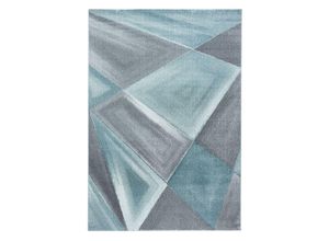 4058819135495 - Teppich AYYILDIZ TEPPICHE Beta 1130 Teppiche Gr B L 240 cm x 340 cm 11 mm 1 St blau Esszimmerteppiche Kurzflor Wohnzimmer