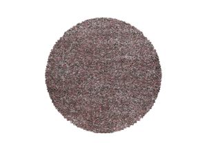 4058819135945 - Hochflor-Teppich AYYILDIZ TEPPICHE Enjoy Shaggy Teppiche Gr Ø 200 cm 50 mm 1 St rosa Shaggy-Teppiche Wohnzimmer