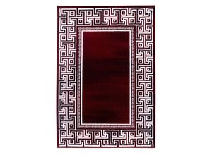 4058819137963 - Teppich AYYILDIZ TEPPICHE PARMA 9340 Teppiche Gr B L 280 cm x 370 cm 12 mm 1 St rot (red) Esszimmerteppiche strapazierfähig pflegeleicht Kurzflorteppich