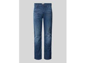 4058823432412 - Slim Fit Jeans mit Label-Patch Modell VEGAS