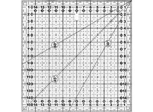 4058896058069 - Rollschneider-Lineal in cm-Einheit Größe 16 x 16 cm