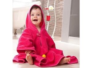 4058896059615 - Frottier-Poncho pink 55 x 71 cm