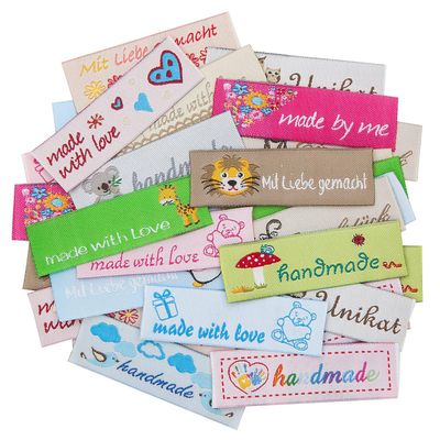 4058896064787 - Label-Set Kinder zum Aufbügeln Größe 55 x 16 cm Inhalt 30 Stück