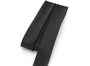 4058896070078 - Satin-Schrägband schwarz Breite 2 cm Länge 5 m