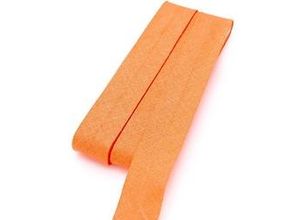 4058896072768 - Baumwoll-Schrägband hellorange Breite 2 cm Länge 5 m
