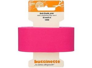 4058896097884 - Gummiband Breit-Elastik pink Breite 50 mm Länge 5 m