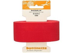 4058896097891 - Gummiband Breit-Elastik rot Breite 50 mm Länge 5 m