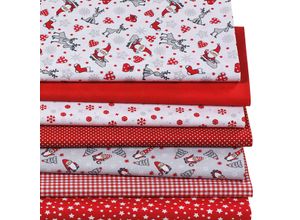 4058896105817 - Patchwork- und Quiltpaket Weihnachten rot weiß