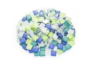 4058896118893 - Softglas-Mosaik Blautöne 10 x 10 mm 200 g