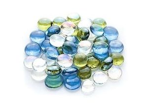 4058896118992 - Glas-Nuggets-Mix blau-grün-transparent 15 - 20 mm 200 g