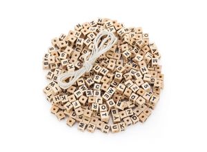 4058896124931 - Buchstabenwürfel aus Holz 8 mm 300 Stück