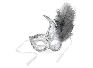 4058896129530 - Venezianische Glitzermaske silber