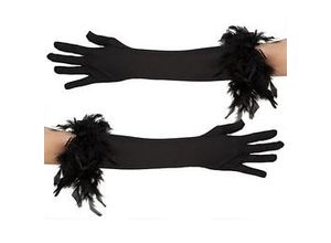 4058896129547 - Handschuhe Glamour lang schwarz