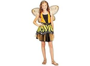 4058896133452 - Schmetterling Kostüm für Kinder orange schwarz