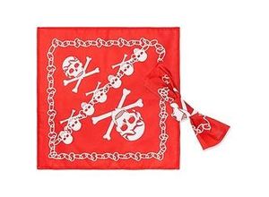 4058896134237 - Bandana Pirat rot weiß 2 Stück