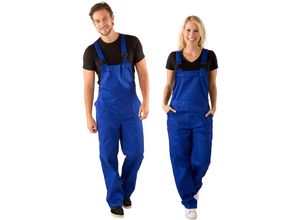 4058896134350 - Latzhose unisex blau