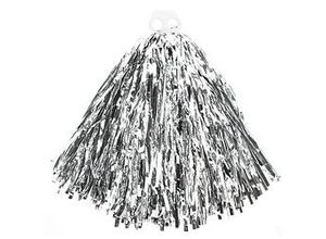 4058896134688 - Pompon metallic silber