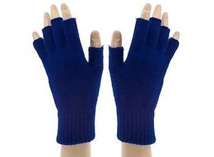 4058896137078 - Strick-Handschuhe  dunkelblau