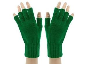 4058896137092 - Strick-Handschuhe dunkelgrün