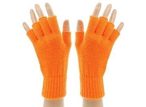 4058896137115 - Strick-Handschuhe neonorange