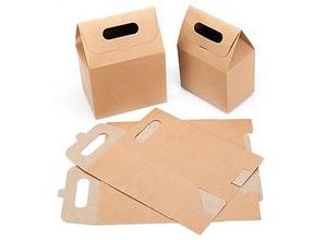 4058896146605 - Papp-Geschenkboxen braun-natur 12 Stück