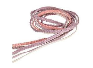 4058896147503 - Lederbänder-Mix rosa 2–3 mm