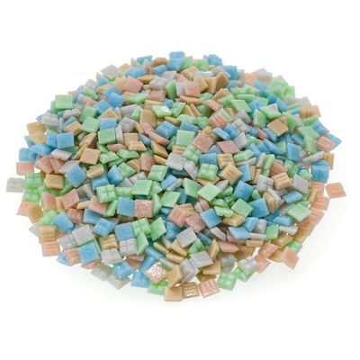 4058896216063 - Glas-Mosaik Pastelltöne 10 x 10 mm 750 g