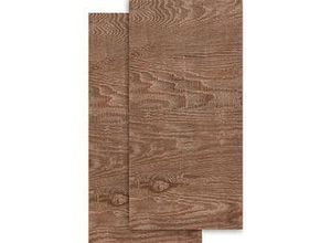 4058896235842 - Wachsplatten Holzoptik dunkel 20 x 10 cm 2 Stück