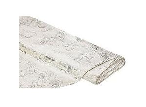 4058896237235 - Jacquard Blumen Paisley creme silber