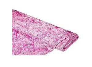 4058896237242 - Jacquard Blumen Paisley pink silber