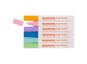 4058896257622 - Acryl-Painter Pastell Stärken 4 mm   1–5 mm 6 Stifte