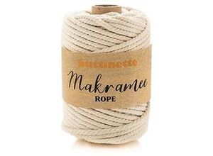 4058896261827 - Makramee-Garn Rope natur 3-fach verzwirnt Stärke 5 mm Länge 55 m