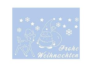 4058896265658 - Schablone Frohe Weihnachten 59 x 39 cm
