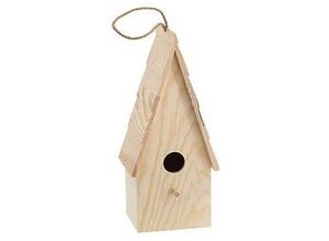 4058896275602 - Vogelhaus spitz aus Holz 135 x 113 x 31 cm