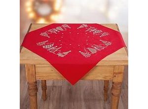 4058896284819 - Stickmitteldecke Tannenwald modern 4058896284819 - Stickmitteldecke Tannenwald modern