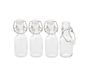 4058896286486 - Glas-Bügelflaschen 100 ml 4 Stück