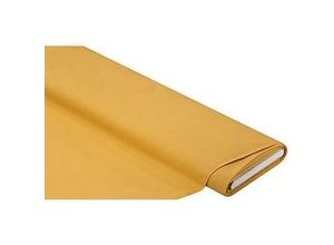 4058896287636 - Baumwollstoff Uni Lena dunkles ocker